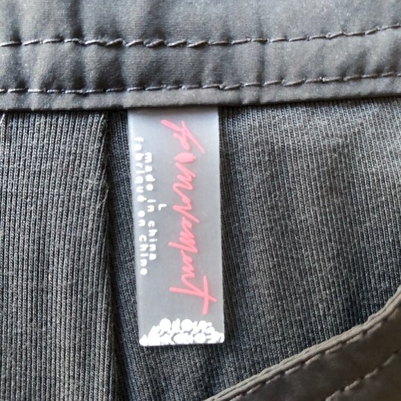 Free People Movement Nova Trousers Size L Gray Wide Leg Zip Side NWT - Picture 6 of 8